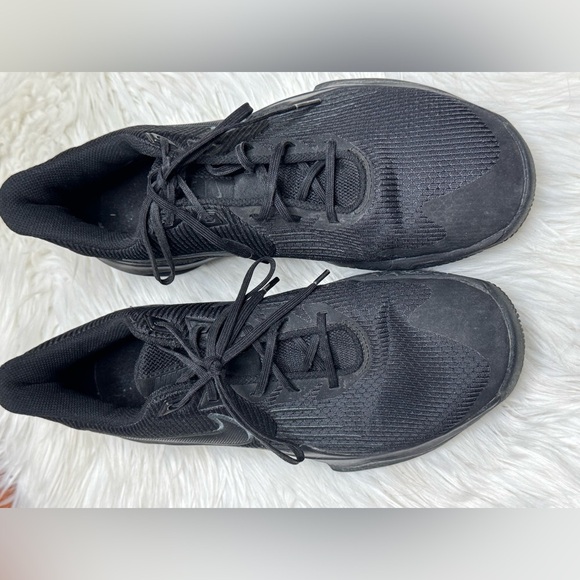 Nike Precision 5 Unisex Basketball Shoes 9.5 Black/Anthracite - Picture 4 of 11